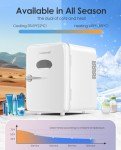 CUTIEWORLD 4L Skincare Fridge - Mini Makeup Cooler