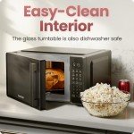 Chefman 0.7 Cu. Ft. 700W Microwave Oven - Black