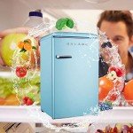 Galanz Retro Compact Refrigerator - 3.3 Cu Ft, Blue
