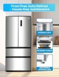 Commercial Cool 18.9 Cu. Ft. French Door Refrigerator