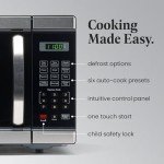 Farberware 1000W Countertop Microwave with Child Lock