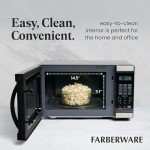 Farberware 1000W Countertop Microwave with Child Lock