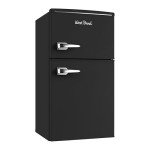 West Bend Retro Mini Fridge with Freezer - Black