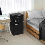 West Bend Retro Mini Fridge with Freezer - Black