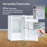 Igloo 3.2 Cu.Ft. Compact Refrigerator with Freezer