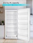 BLACK+DECKER 21.2 Cu. Ft. Convertible Freezer Refrigerator