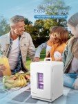 NORTHCLAN 15L Portable Mini Fridge for Rooms