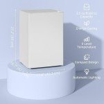 HOMCOM 2.5 Cu.Ft Mini Fridge with Freezer