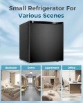 Feelfunn 1.7 Cu.Ft Mini Fridge with Freezer