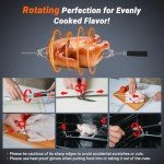 AMZCHEF 24" Electric Wall Oven with Rotisserie