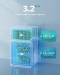 EUHOMY Mini Fridge with Freezer, 3.2 Cu.Ft