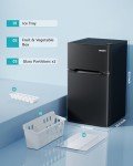 EUHOMY Mini Fridge with Freezer, 3.2 Cu.Ft