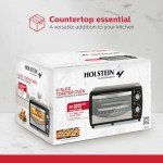 Holstein Housewares 4-Slice Compact Toaster Oven