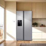 THFRIONE 18.1 Cu. Ft. Stainless Steel Side-by-Side Refrigerator