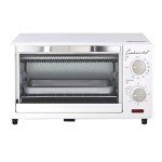 Continental Electric 4-Slice White Toaster Oven