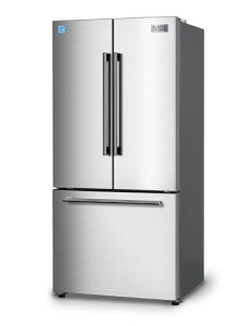 BLACK + DECKER 18 Cu. Ft. French Door Refrigerator