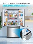 BLACK + DECKER 18 Cu. Ft. French Door Refrigerator