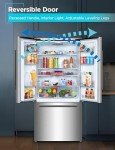 BLACK + DECKER 18 Cu. Ft. French Door Refrigerator