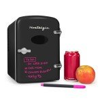 Nostalgia Retro Mini Refrigerator with Eraser Board Door