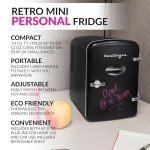 Nostalgia Retro Mini Refrigerator with Eraser Board Door