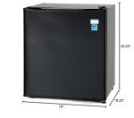 Avanti Mini Fridge with Adjustable Shelves, 1.7 Cu.Ft