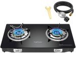 TopFleme 2-Burner Propane Stove for Outdoor Cooking