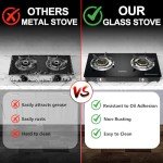 TopFleme 2-Burner Propane Stove for Outdoor Cooking