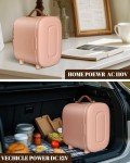 Mini Fridge for Bedroom and Travel, 4L Pink