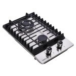 Yeakcco 12 Inch Dual Fuel Gas Cooktop