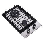 Yeakcco 12 Inch Dual Fuel Gas Cooktop