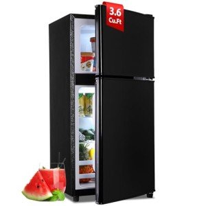 Compact 4.0 Cu. Ft. Mini Fridge with Freezer
