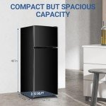 Compact 4.0 Cu. Ft. Mini Fridge with Freezer