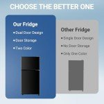 Compact 4.0 Cu. Ft. Mini Fridge with Freezer