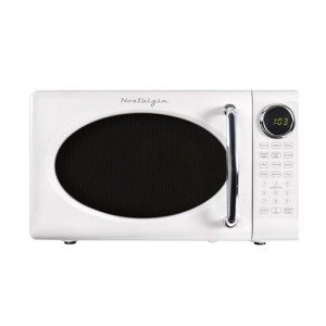 Nostalgia Retro 700-Watt Countertop Microwave Oven