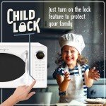 Nostalgia Retro 700-Watt Countertop Microwave Oven
