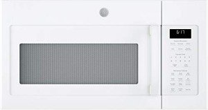 GE 1.7 Cu. Ft. White Over-the-Range Microwave