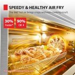 TOSHIBA 12-in-1 Air Fryer Toaster Oven, 26.4 QT