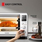 TOSHIBA 12-in-1 Air Fryer Toaster Oven, 26.4 QT