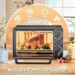 22L Stainless Steel Toaster Oven with Timer