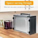 10-in-1 Air Convection Toaster Oven with LCD Display