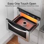 ThermoMate 24-Inch Built-in Microwave Drawer, 1000W