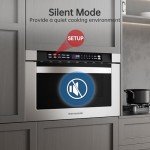 ThermoMate 24-Inch Built-in Microwave Drawer, 1000W