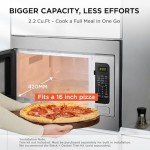 BLACK+DECKER 2.2 Cu Ft Countertop Microwave Oven