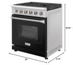 KOSTCH 30" Pro-Style Gas Range with 5 Burners