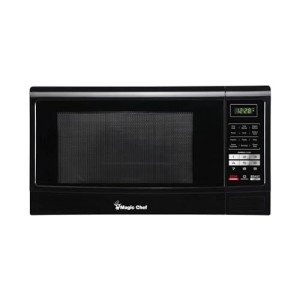 Compact 1100 Watt Black Countertop Microwave Oven