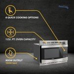 RecPro 1.0 Cu. Ft. Stainless Steel RV Microwave