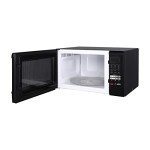 Compact 1100 Watt Black Countertop Microwave Oven