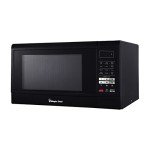 Compact 1100 Watt Black Countertop Microwave Oven