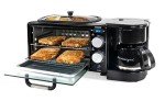 Nostalgia 3-in-1 Retro Breakfast Station in Black