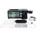 Nostalgia 3-in-1 Retro Breakfast Station in Black